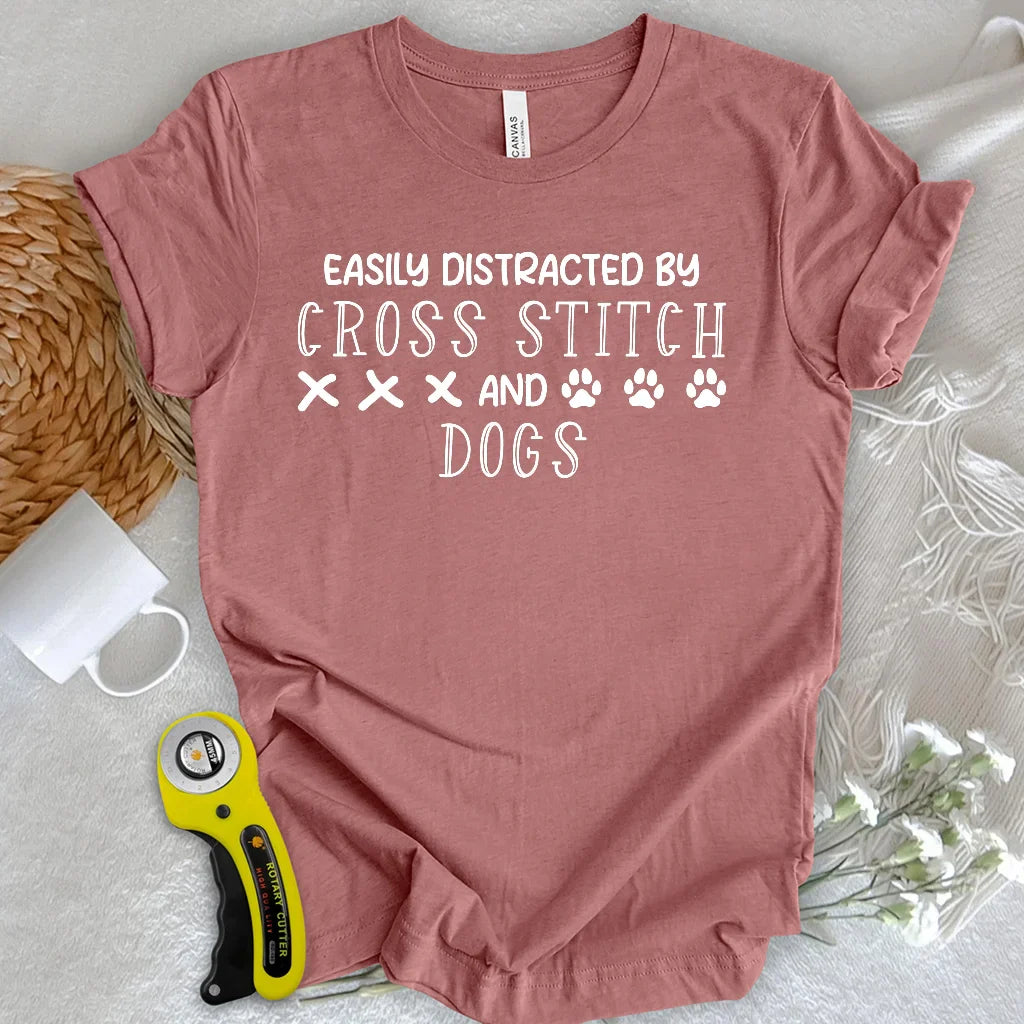 Distracted by dogs T-shirt