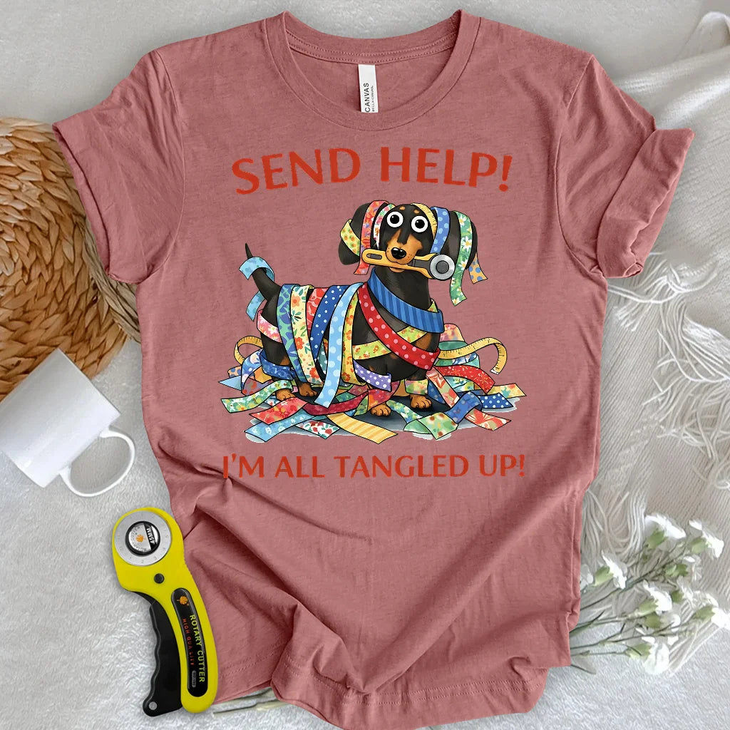 Fabric Strip Mess T-shirt