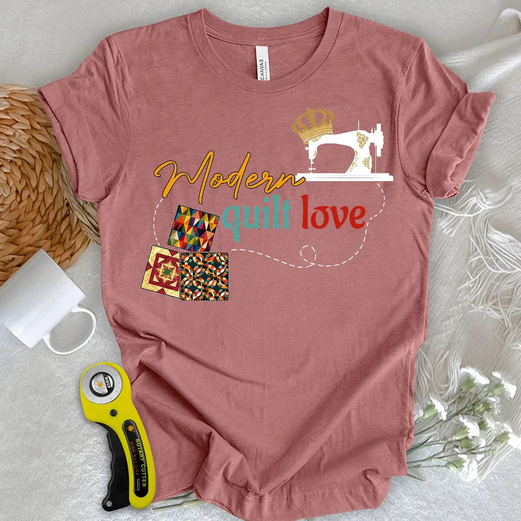 Modern Quilt Love T-shirt