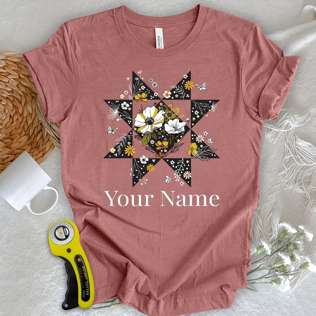 "Custom Name" Nature Block T-shirt