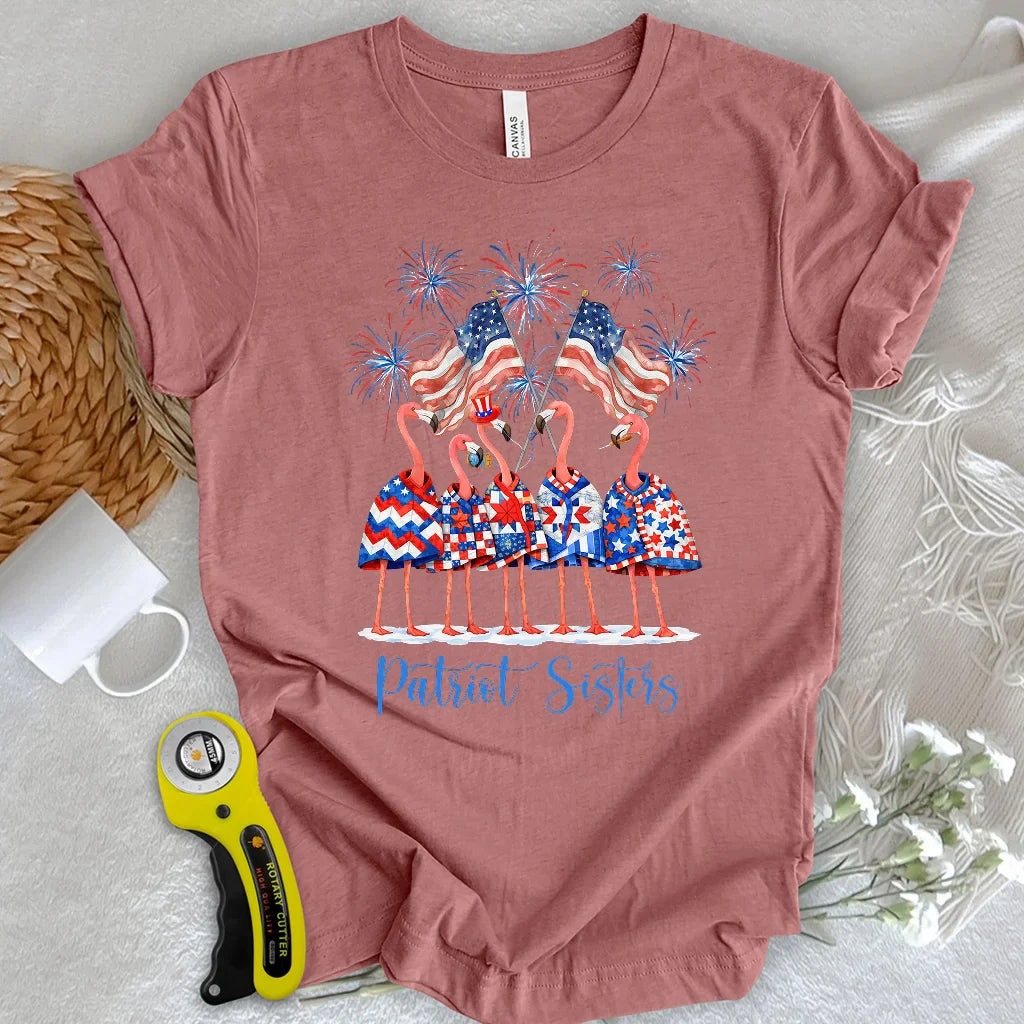 Patriot Quilt Sisters T-shirt