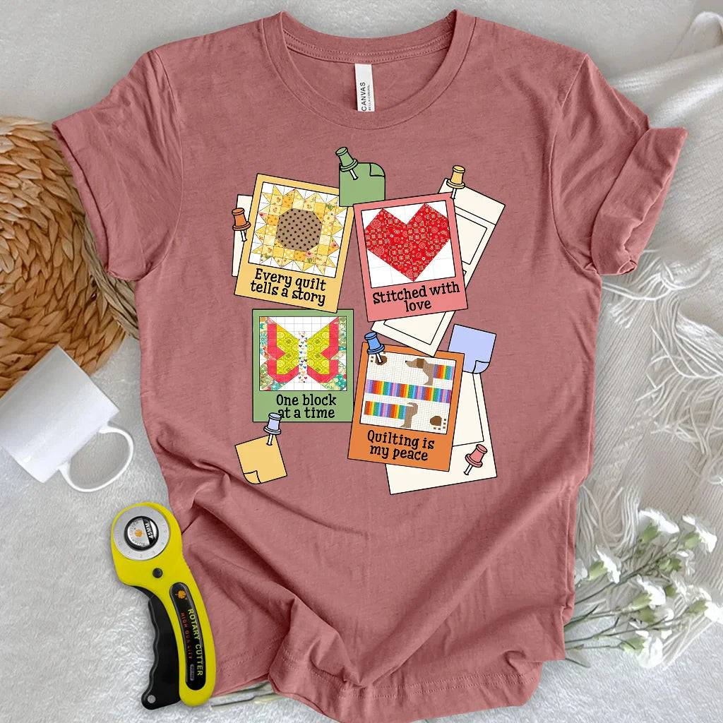 Pinned Quilt Stories T-shirt