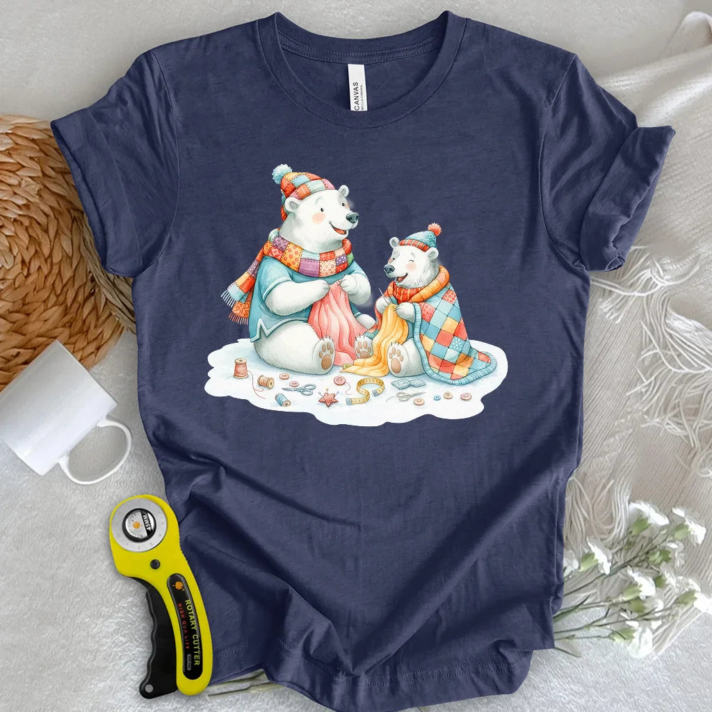 Beary Quilt Time T-shirt