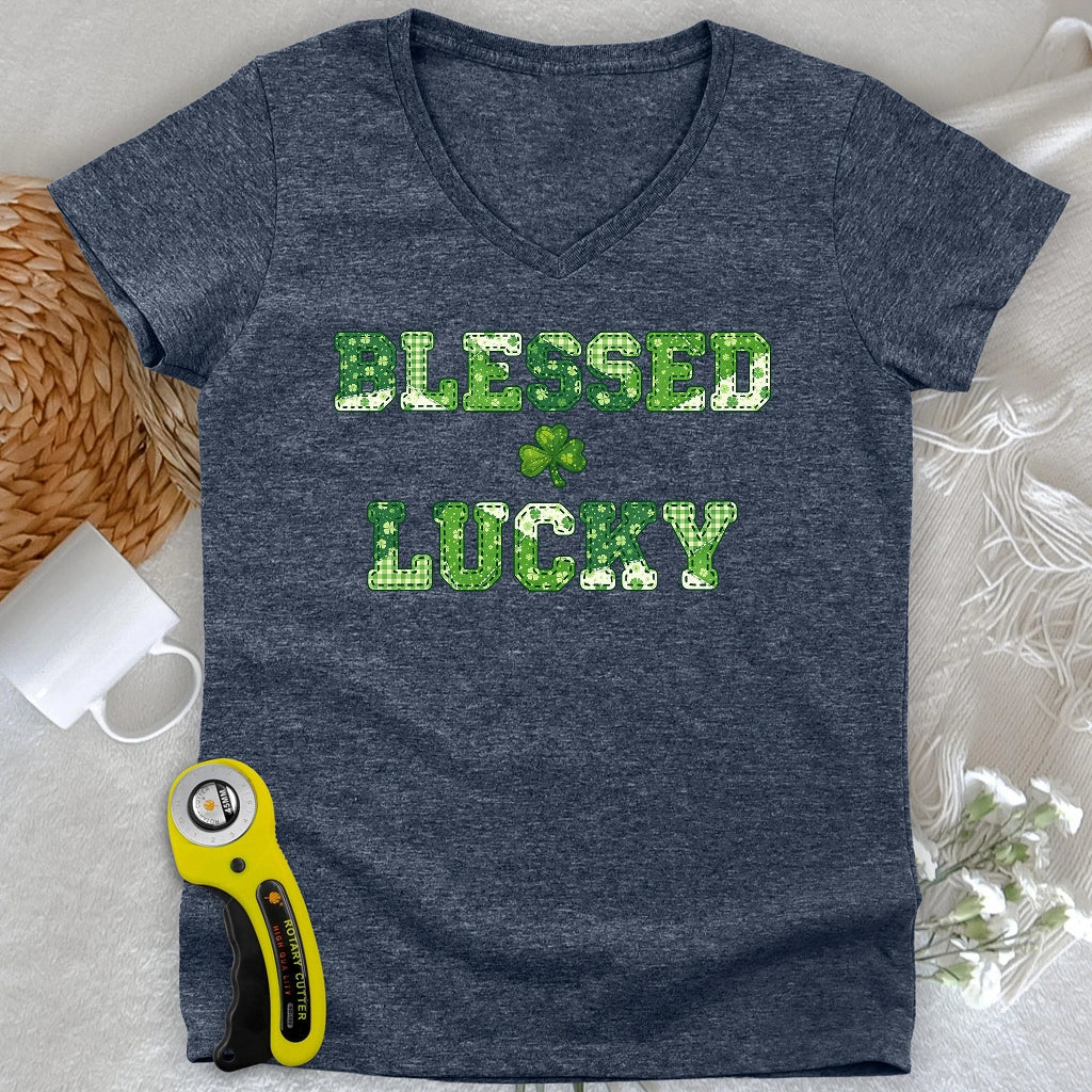 Blessed Lucky Lady V-neck
