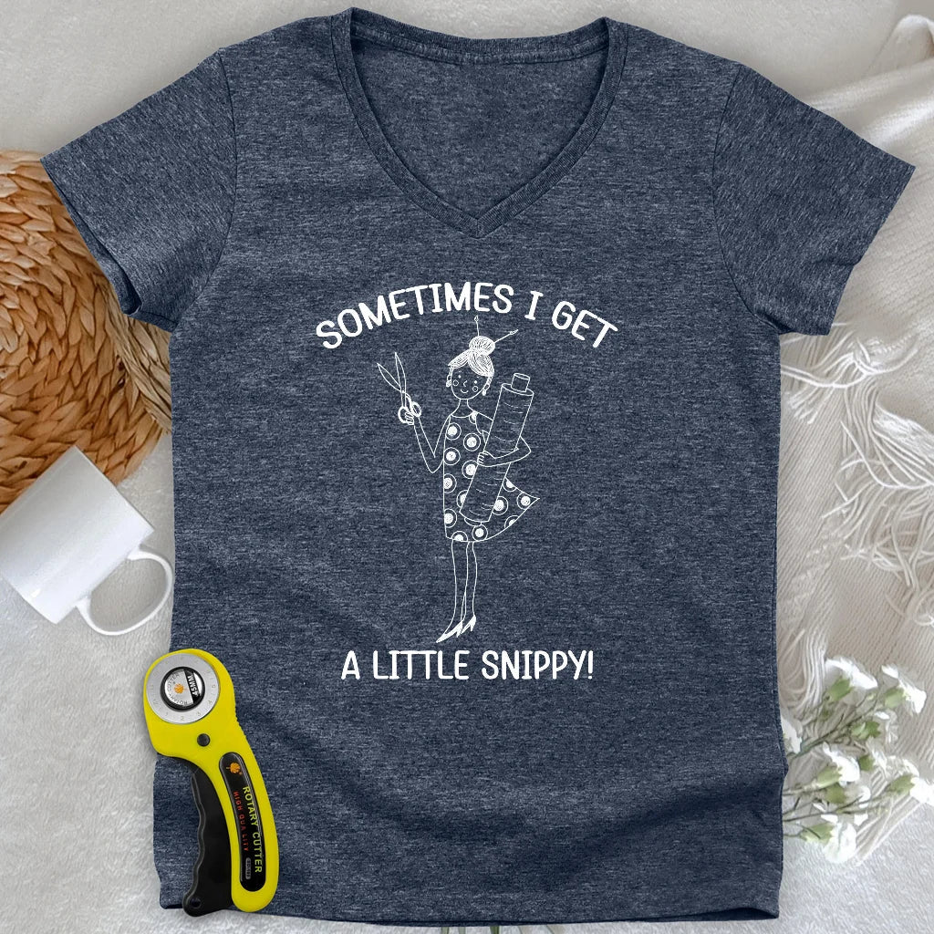 Cutie Cutter Lady V-neck