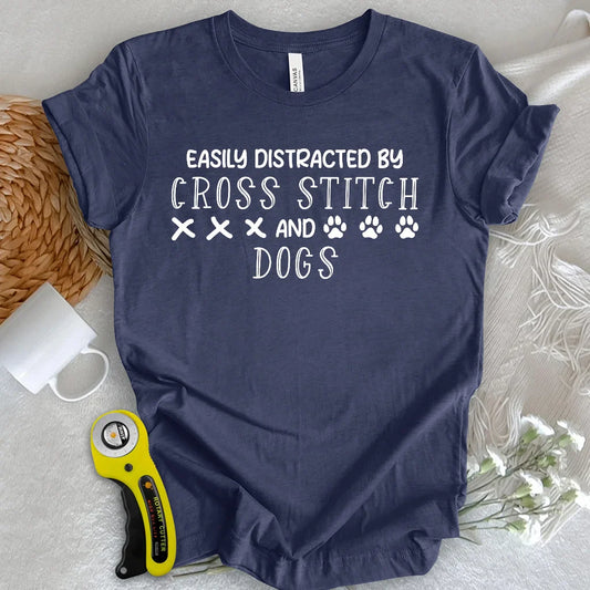 Distracted by dogs T-shirt