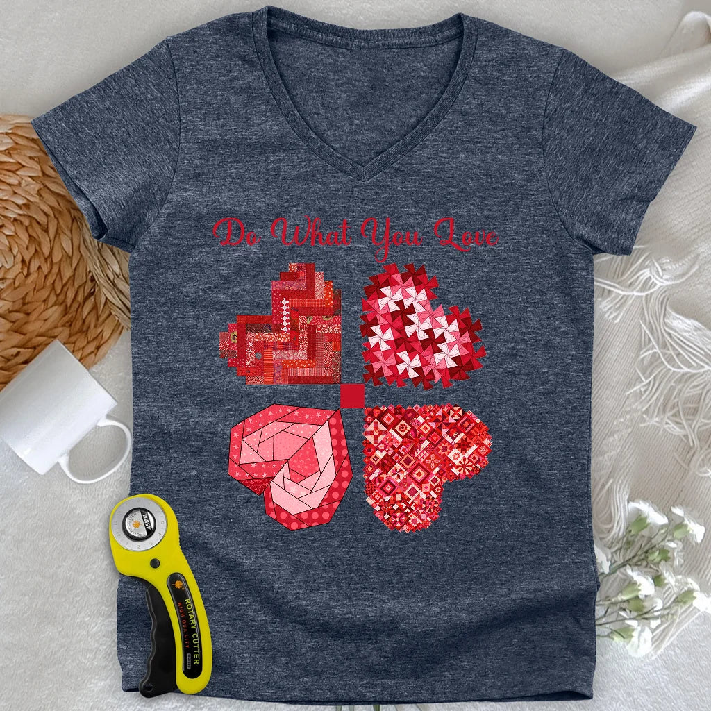 Do What You Love Lady V-neck