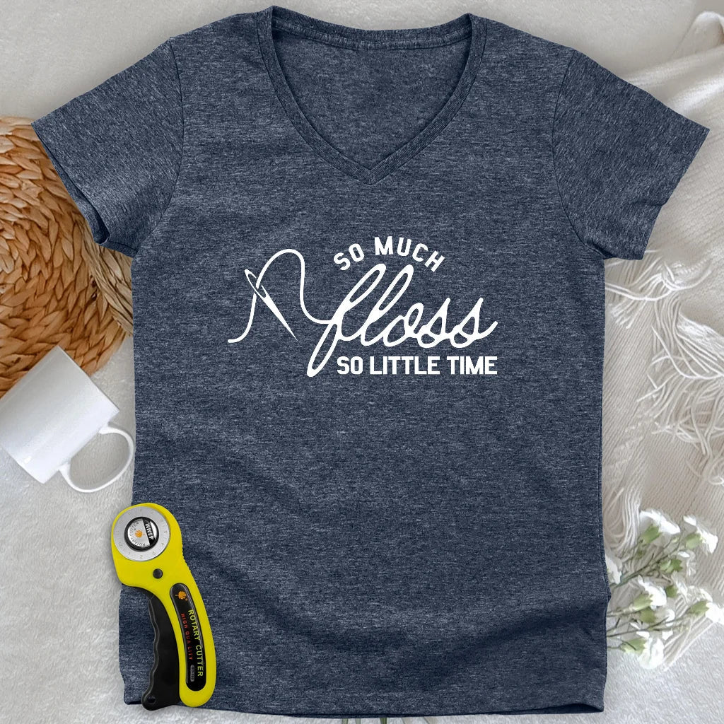 Floss & Time Lady V-neck