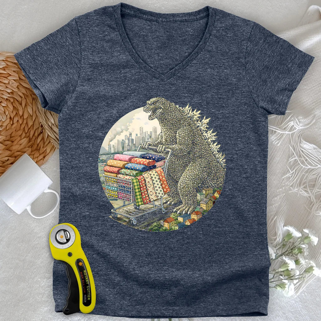 Hoardzilla Lady V-neck