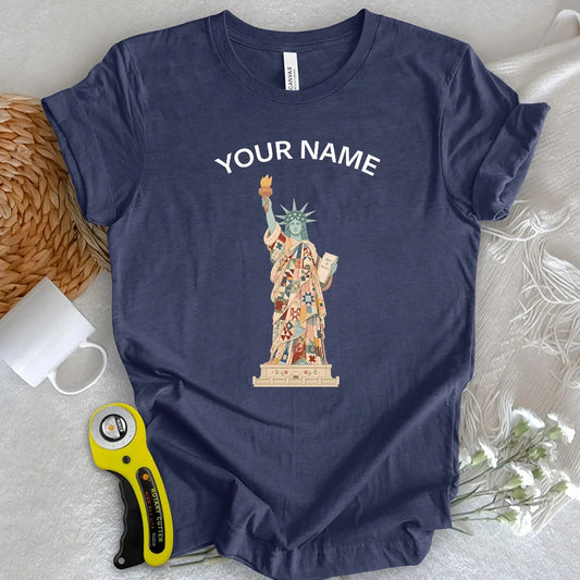 "Custom Name" Liberty Wrapped in Love T-shirt