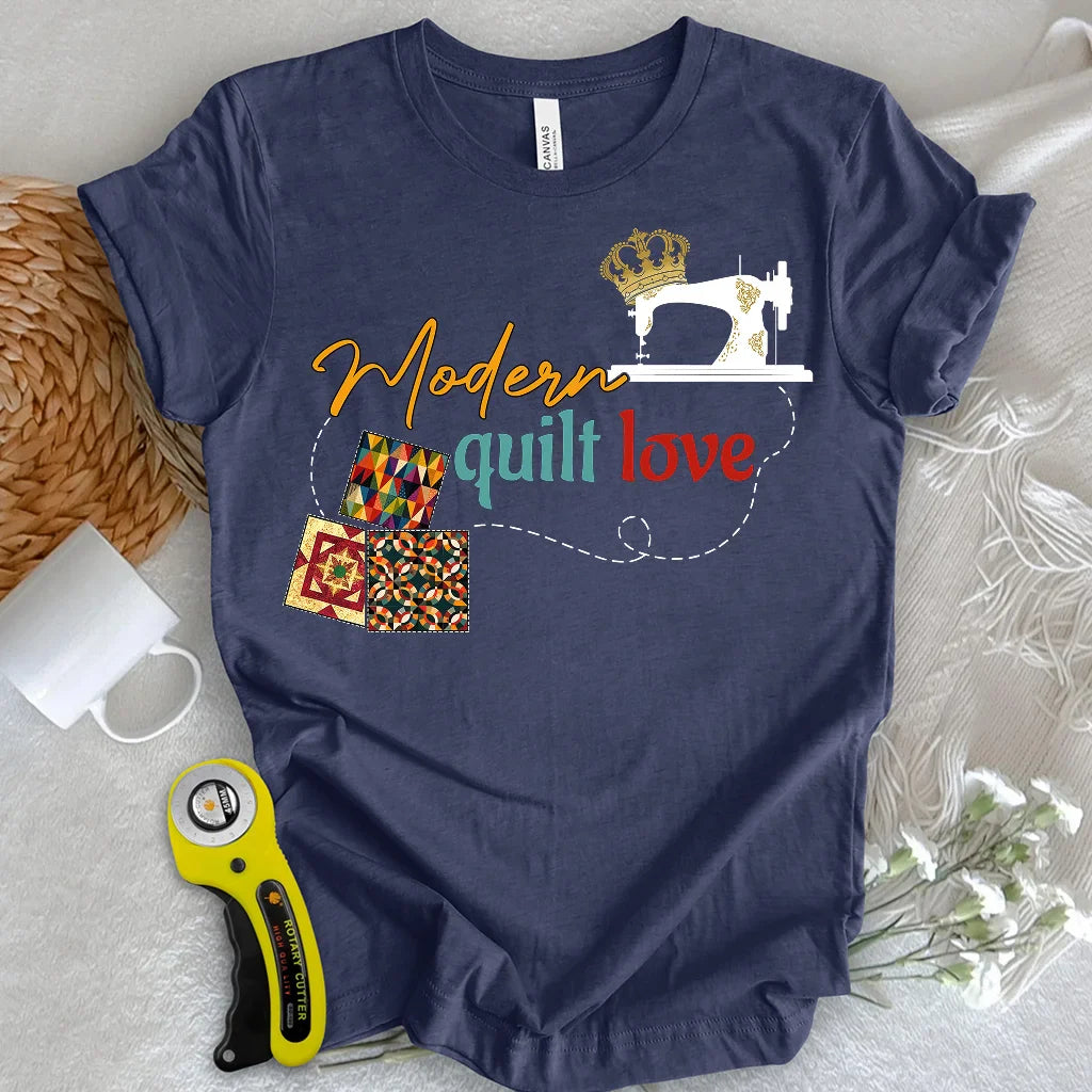 Modern Quilt Love T-shirt