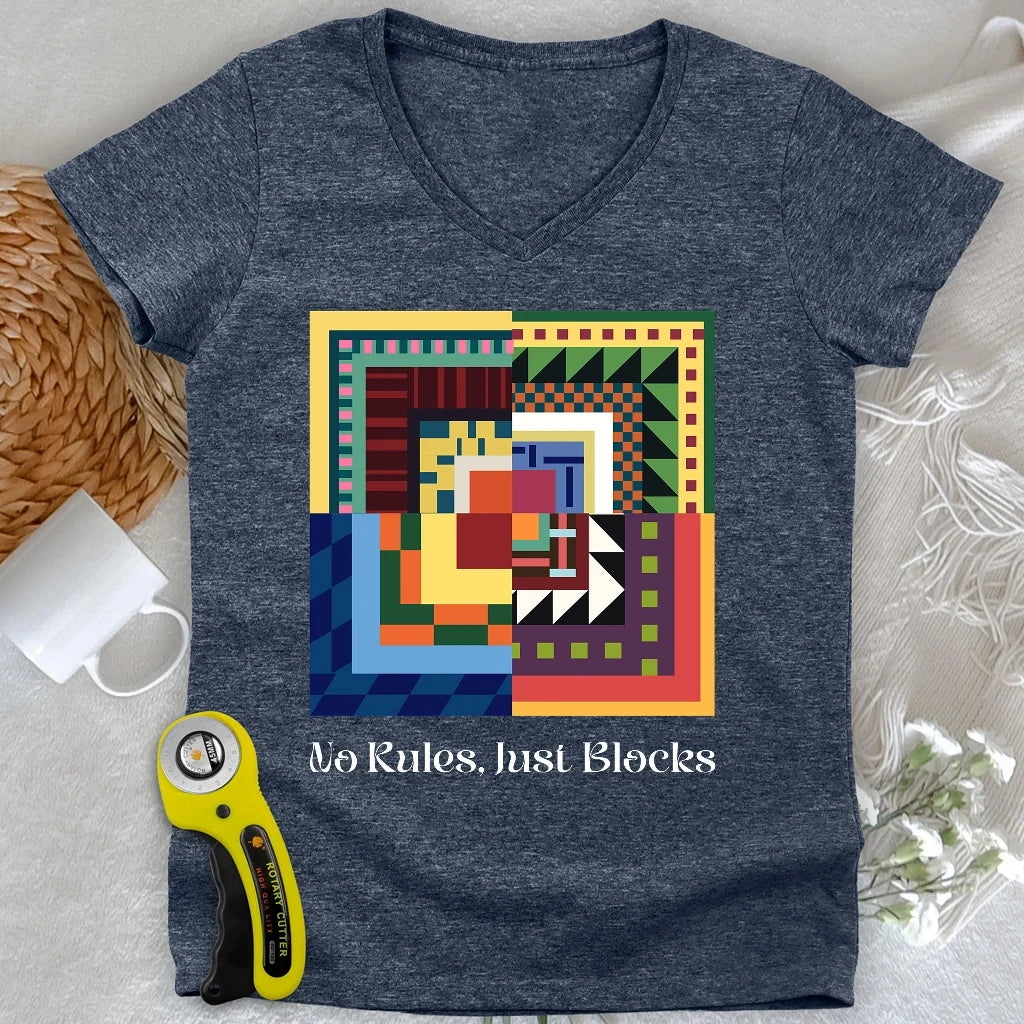 Modern Quilter Mind Lady V-neck