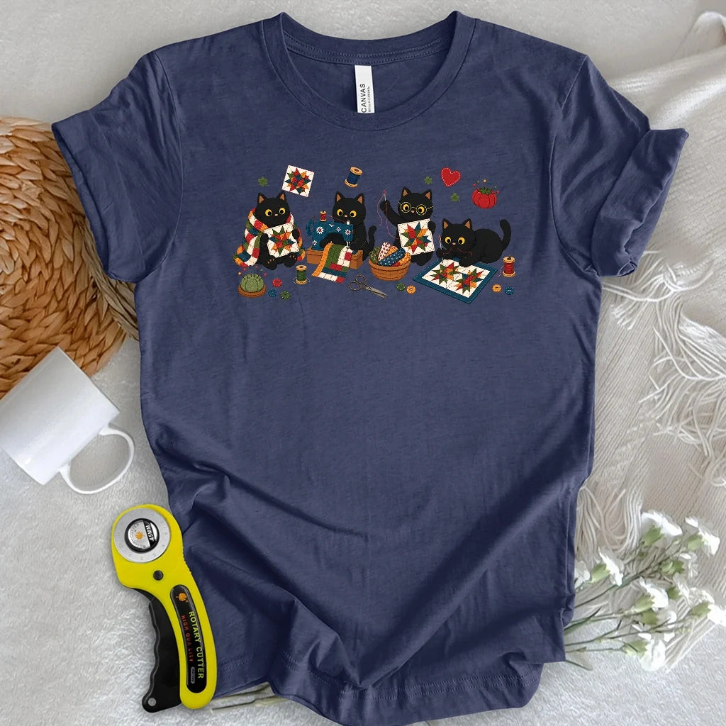 Patchwork Purrfection T-shirt