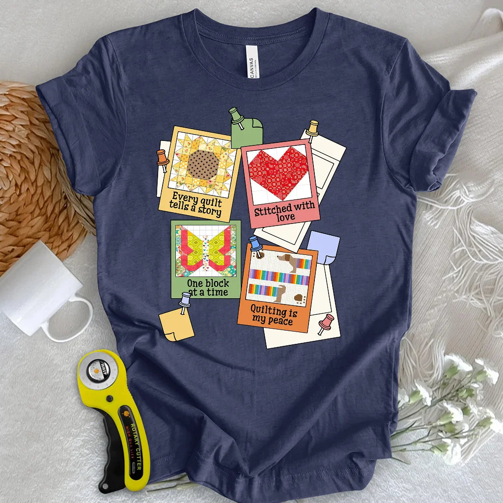 Pinned Quilt Stories T-shirt