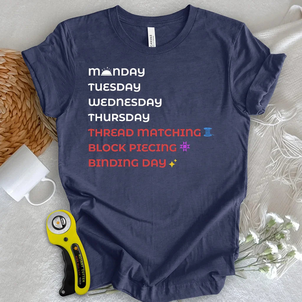 Quilter’s Weekend Countdown T-Shirt