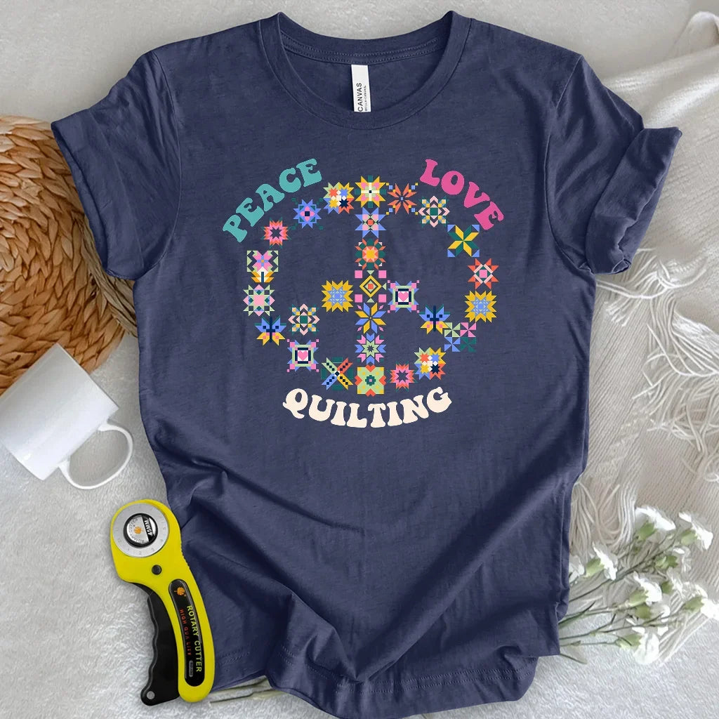 Quilting Brings Peace T-Shirt