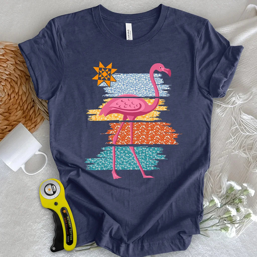 Quilty Flamingo T-shirt
