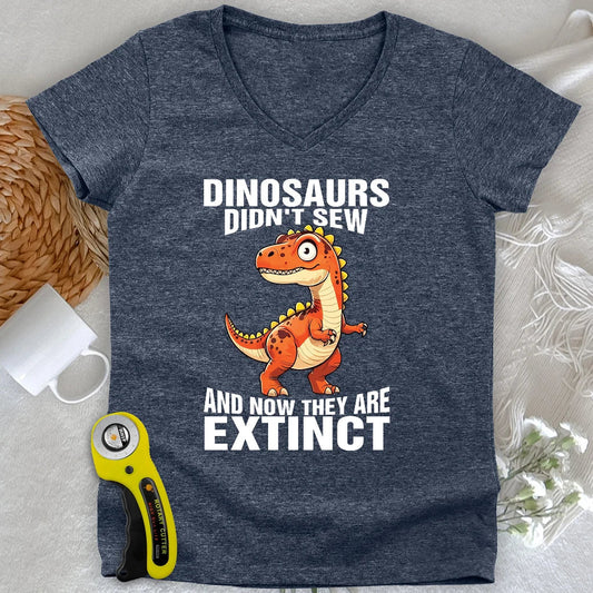 Sewing Extinction Lady V-neck