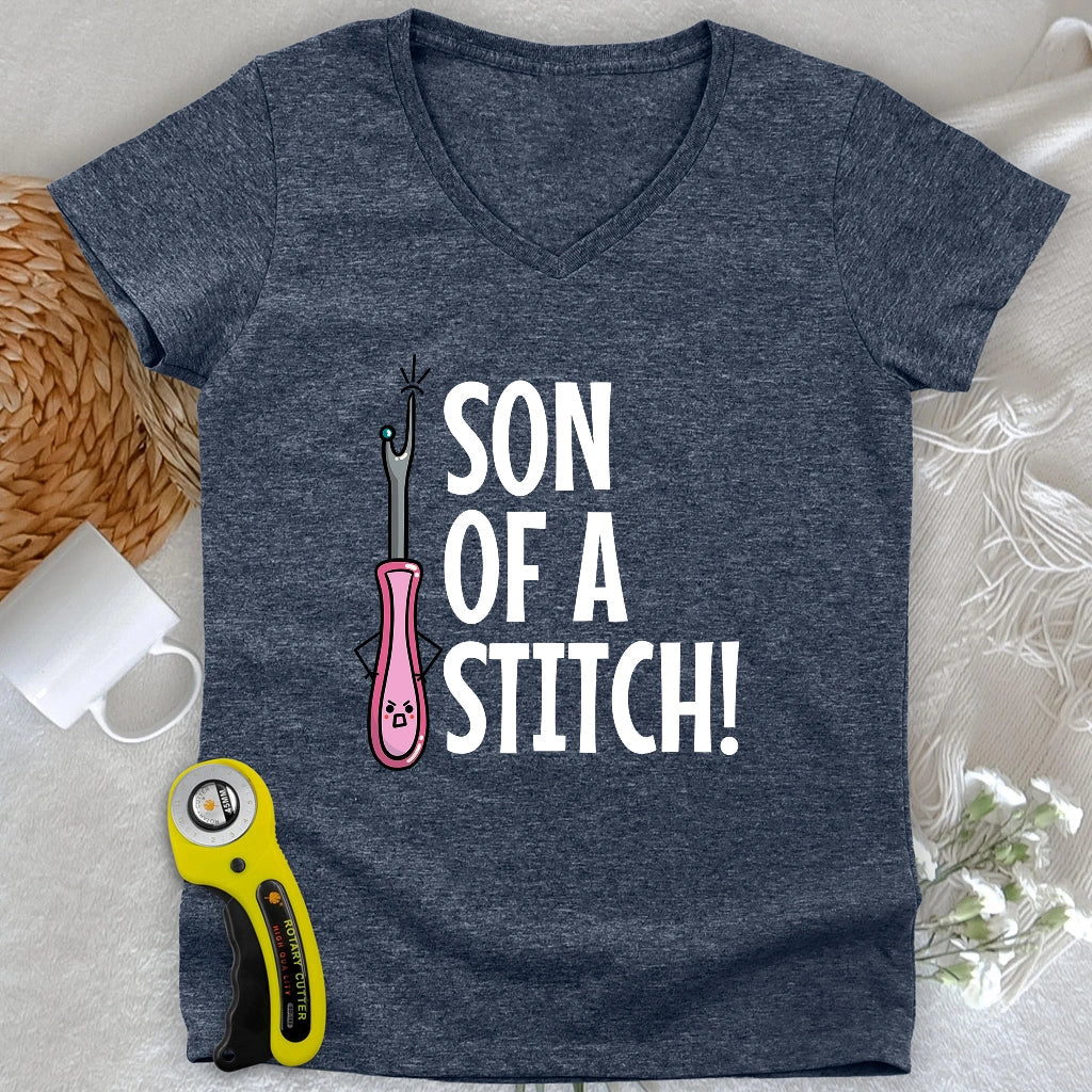 Son Of A Stitch Lady V-neck