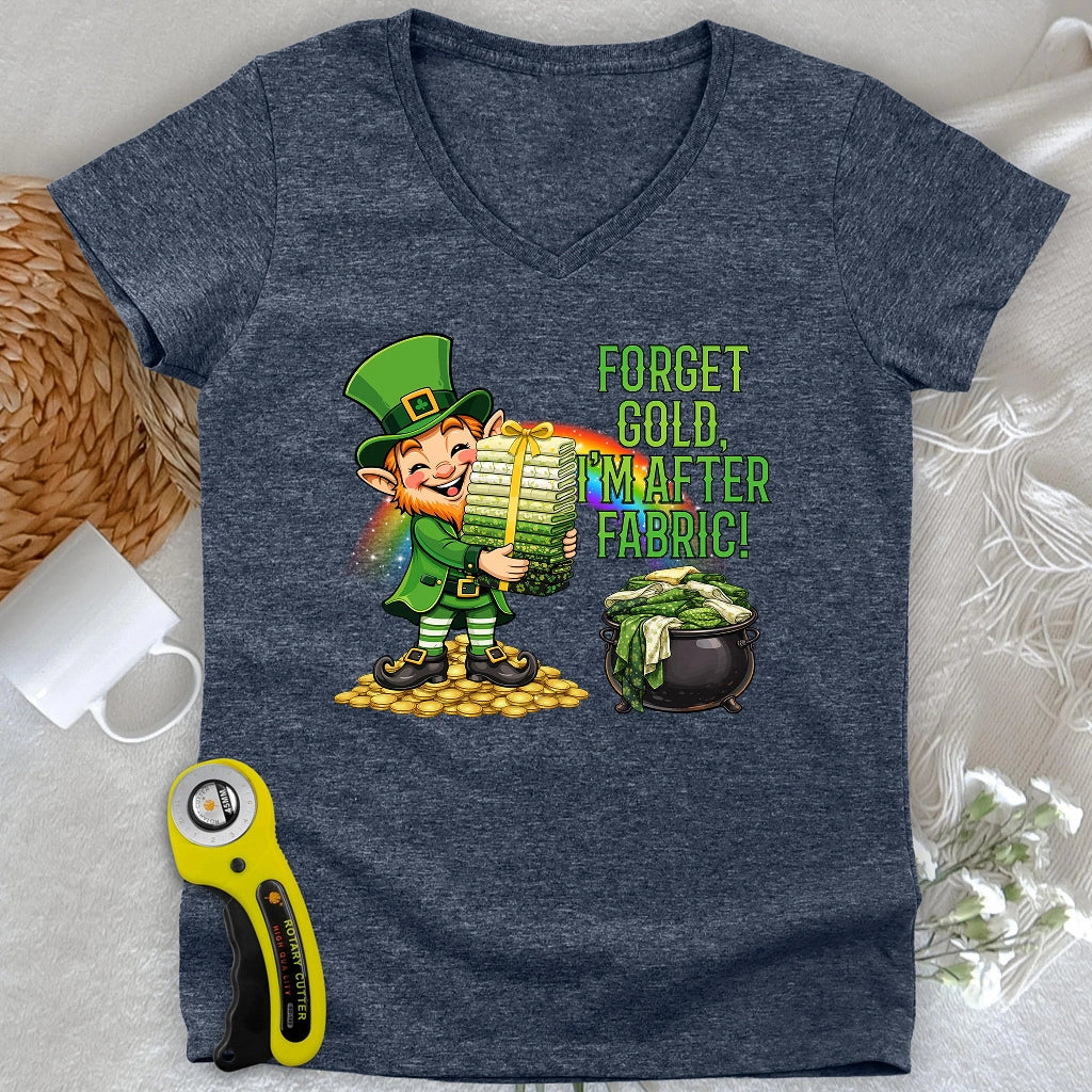 Stash Over Gold Lady V-neck