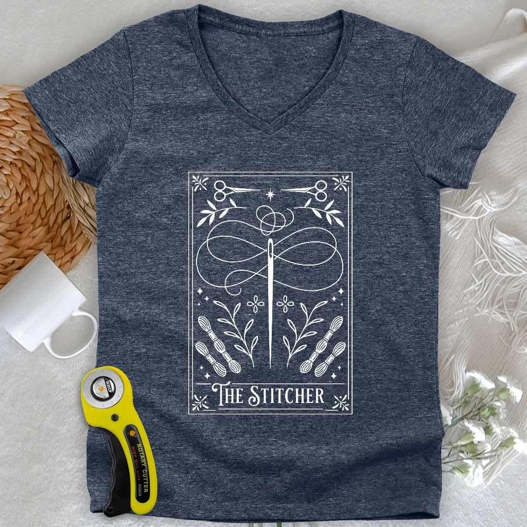 The Stitcher Lady V-neck