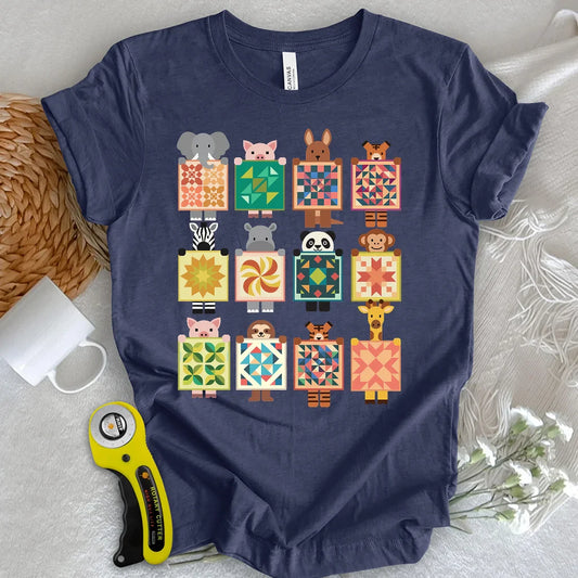 Woodland Patchwork Crew T-Shirt