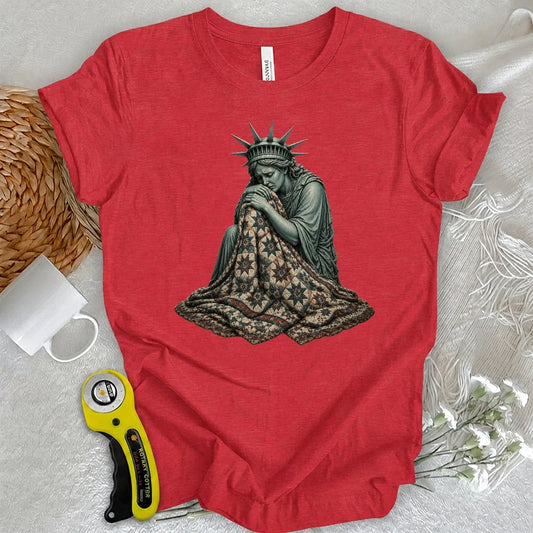 Her Liberty Quilt T-shirt