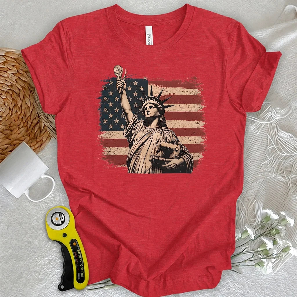 Liberty Freedom Quilt T-shirt