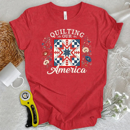 Patriotic Quilter T-shirt