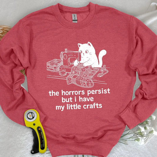 Little Crafts vs. The World Sweatshirt