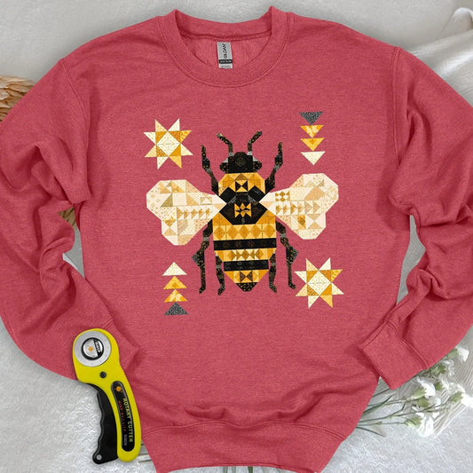 Patchwork Bee Sweatshirt