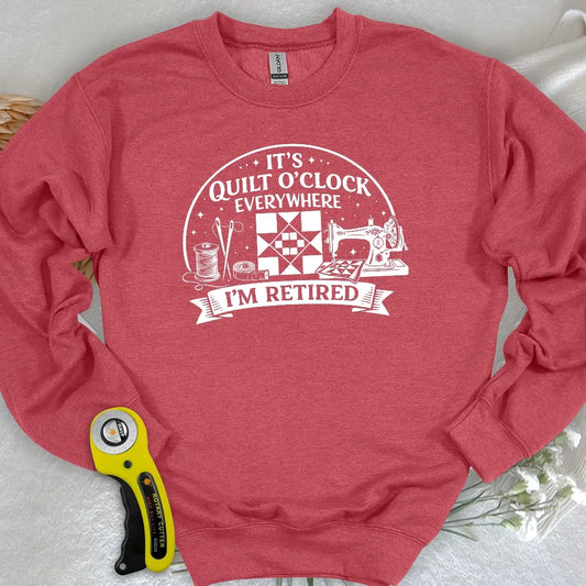 Retired Quilter Sweatshirt