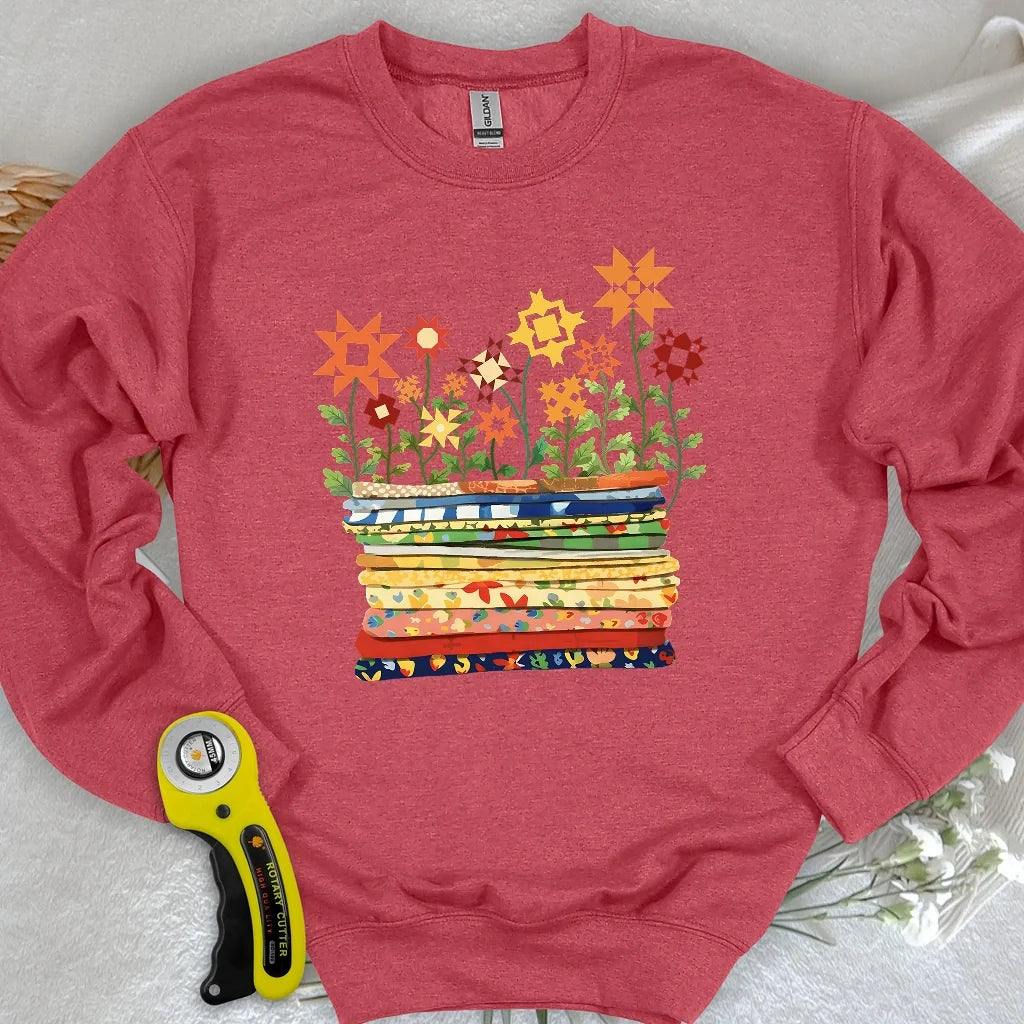 Where Quilts Bloom Sweatshirt