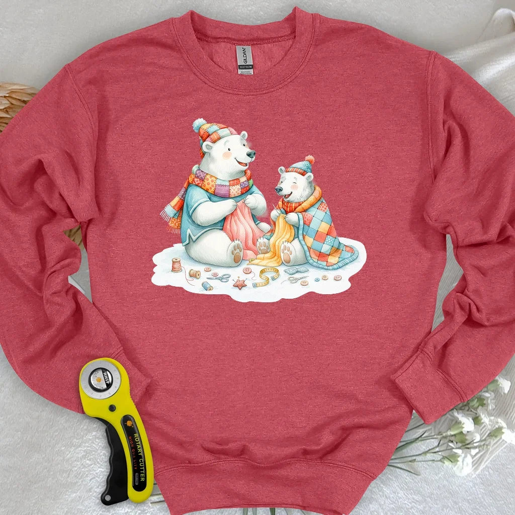 Beary Quilt Time Sweatshirt
