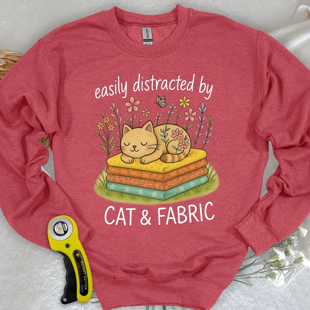 Cat Nap for Quilters Sweatshirt