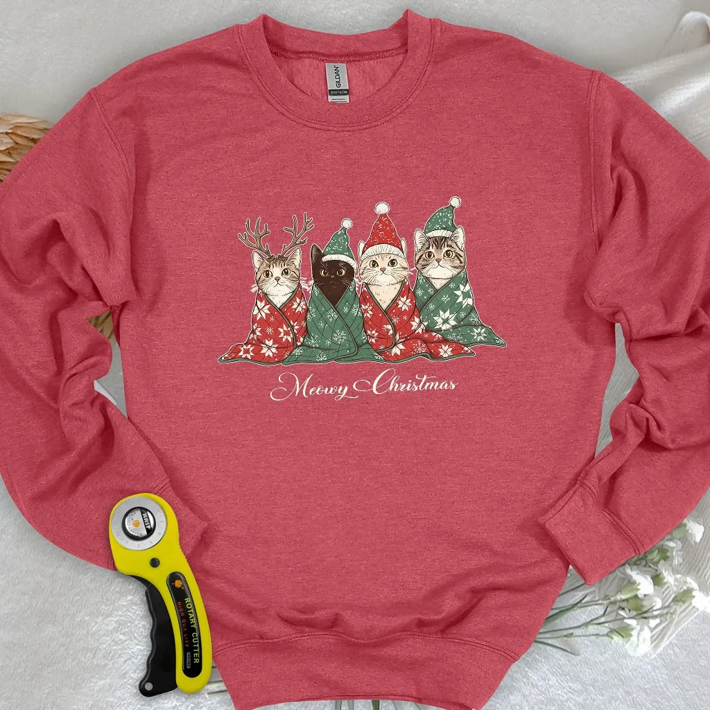 Meowy Christmas Sweatshirt