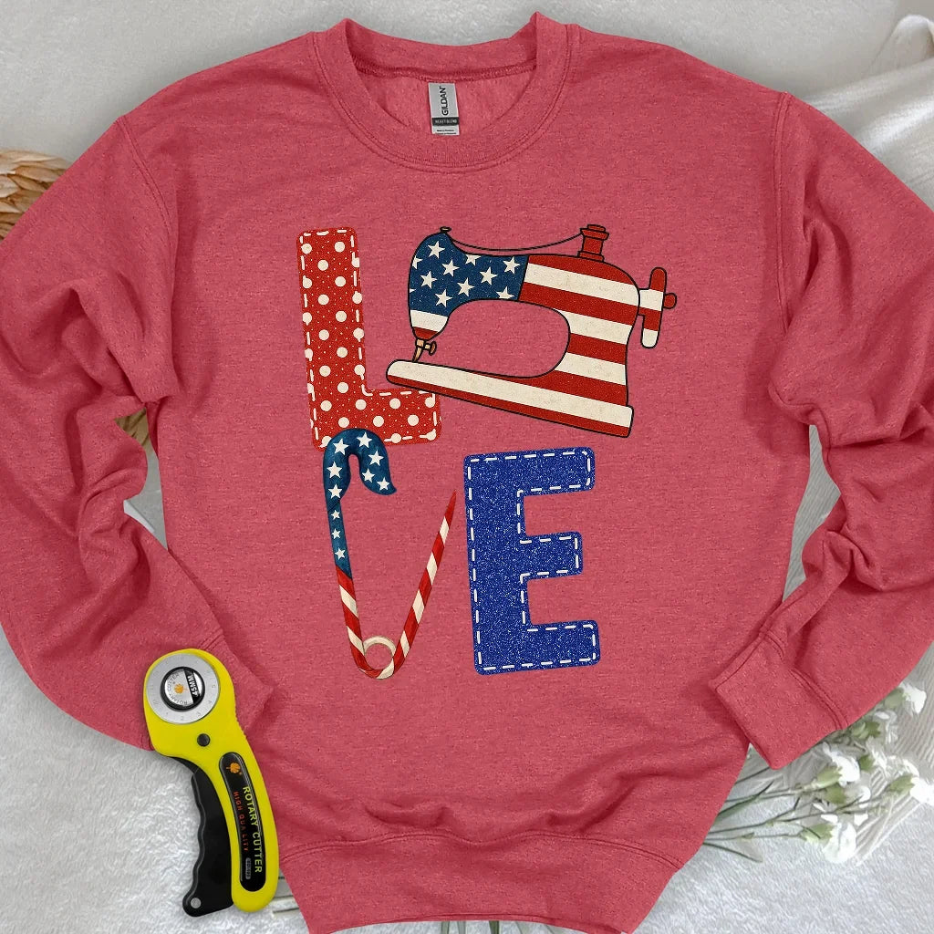 Patriotic Sewist Sweatshirt