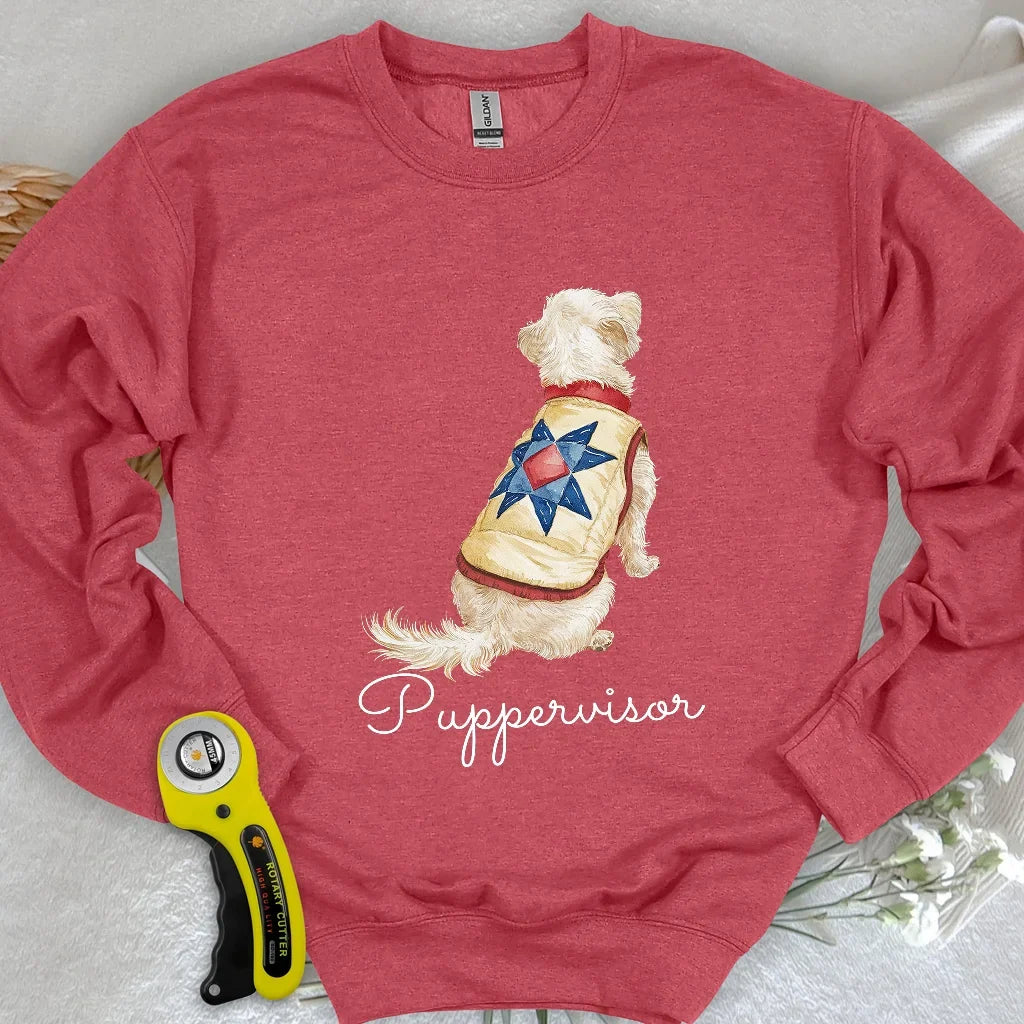 Quilty Pup Star Sweatshirt