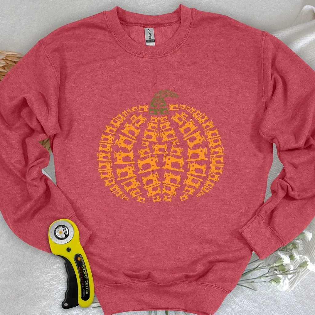 Sewing Machine Pumpkin Sweatshirt