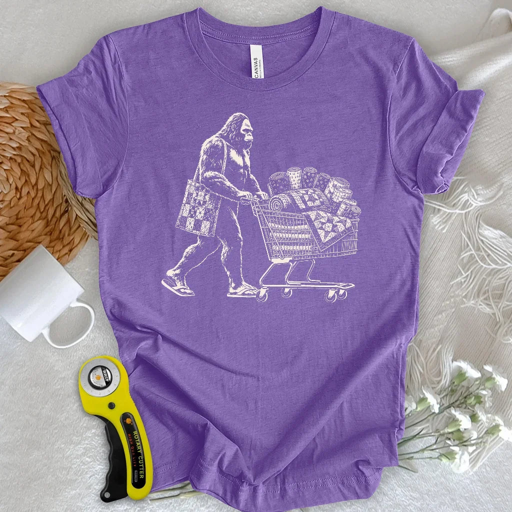 Bigfoot Fabric Shopping T-shirt
