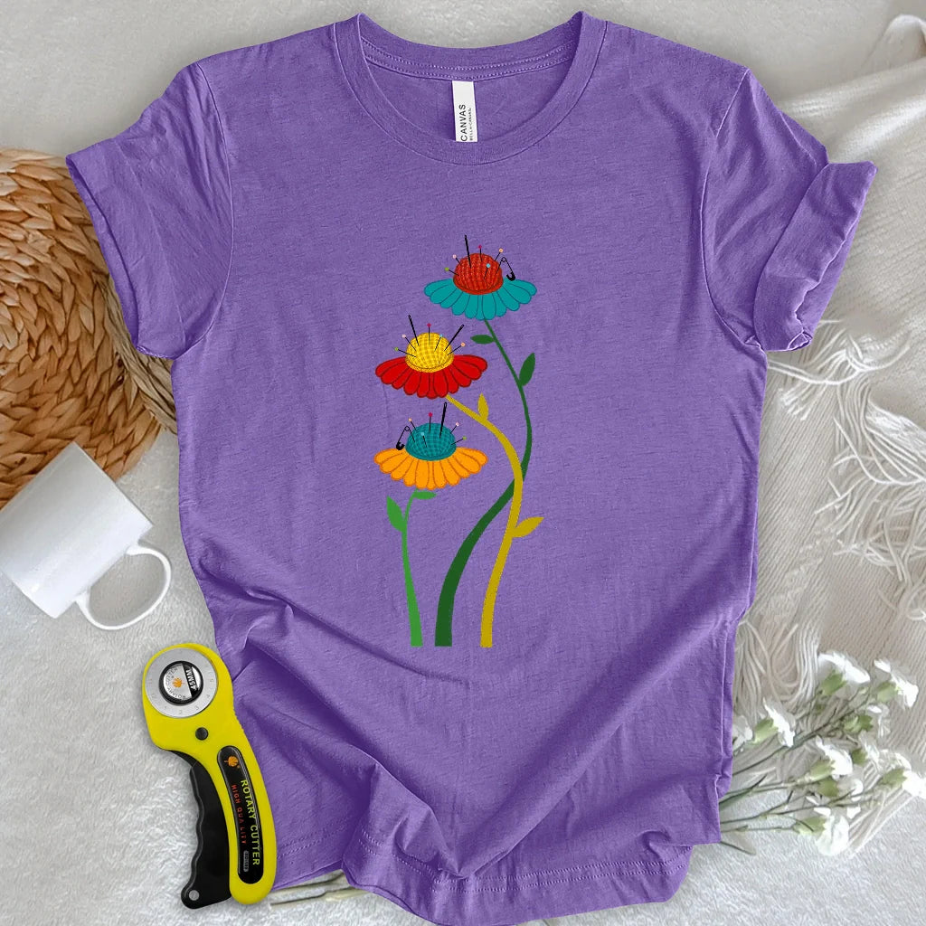 Blooming Pin Cushions T-shirt