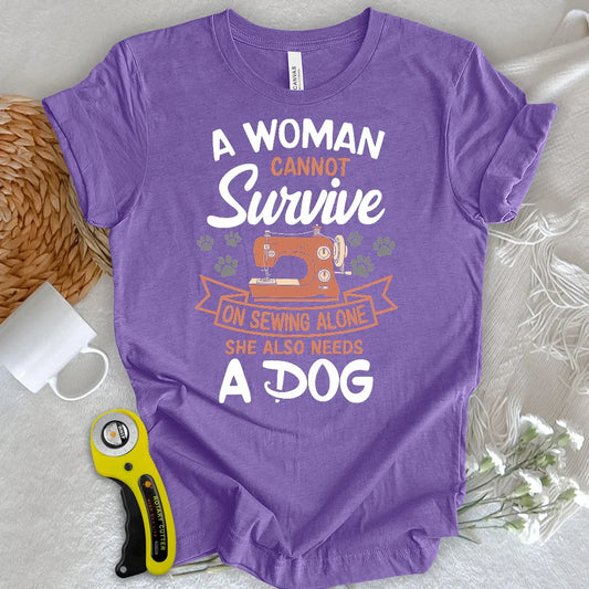 Can’t Sew Without My Dog T-shirt