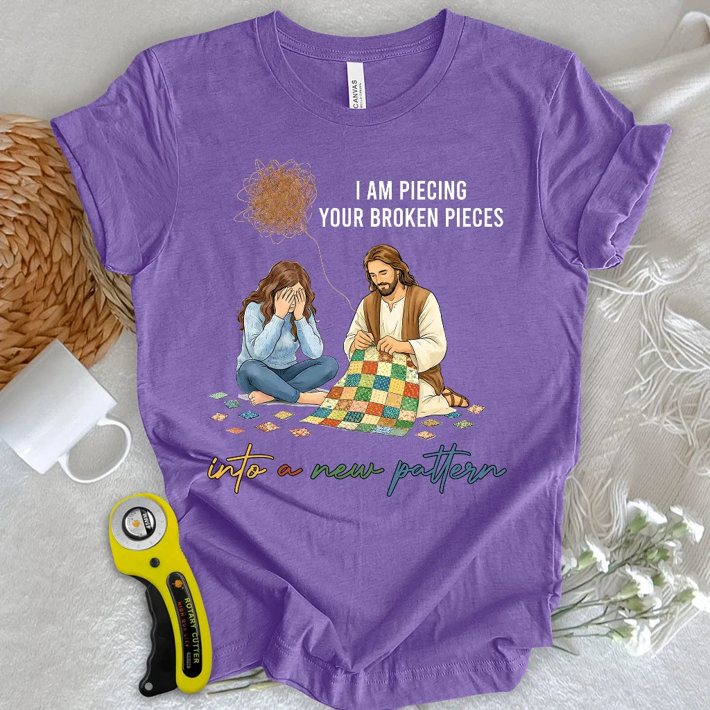 God Piecing Broken Pieces T-shirt
