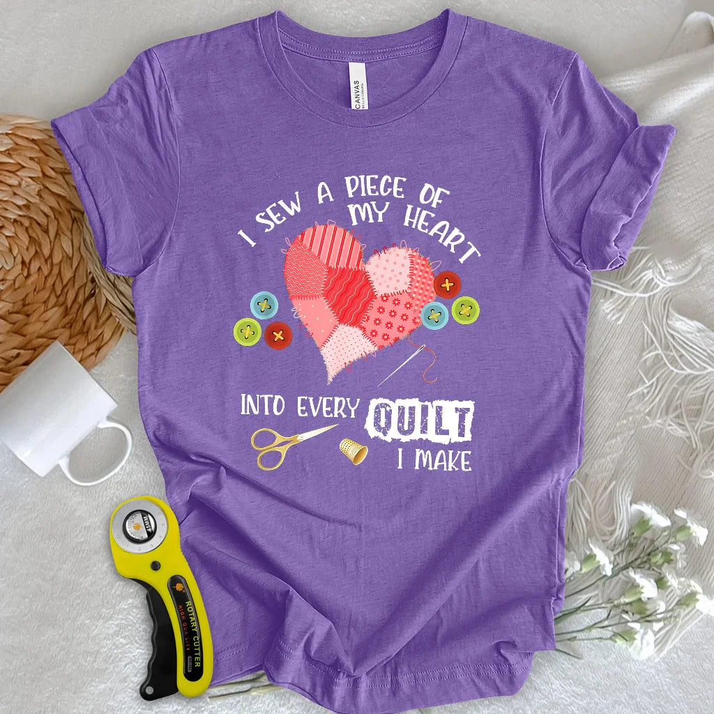 Heartstitched Quilt Love T-shirt