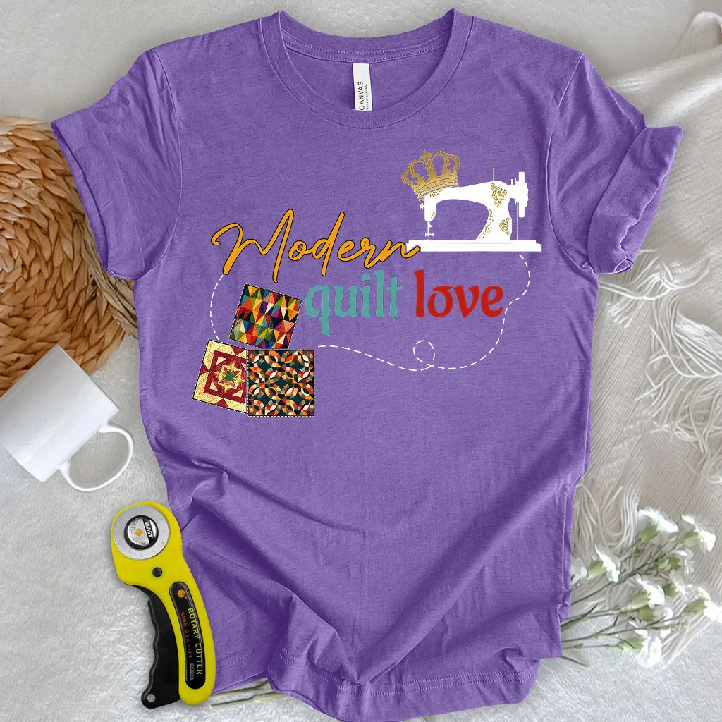 Modern Quilt Love T-shirt