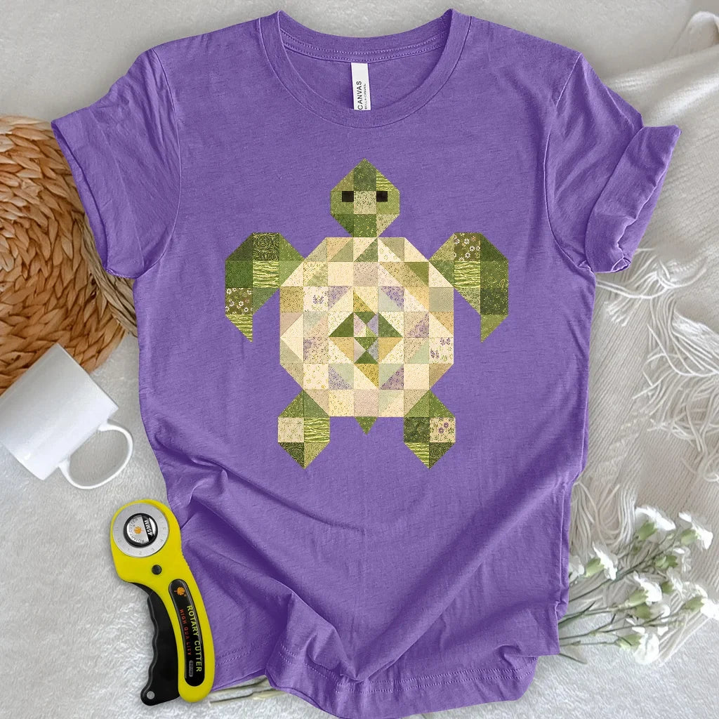 Patchwork Turtle T-shirt