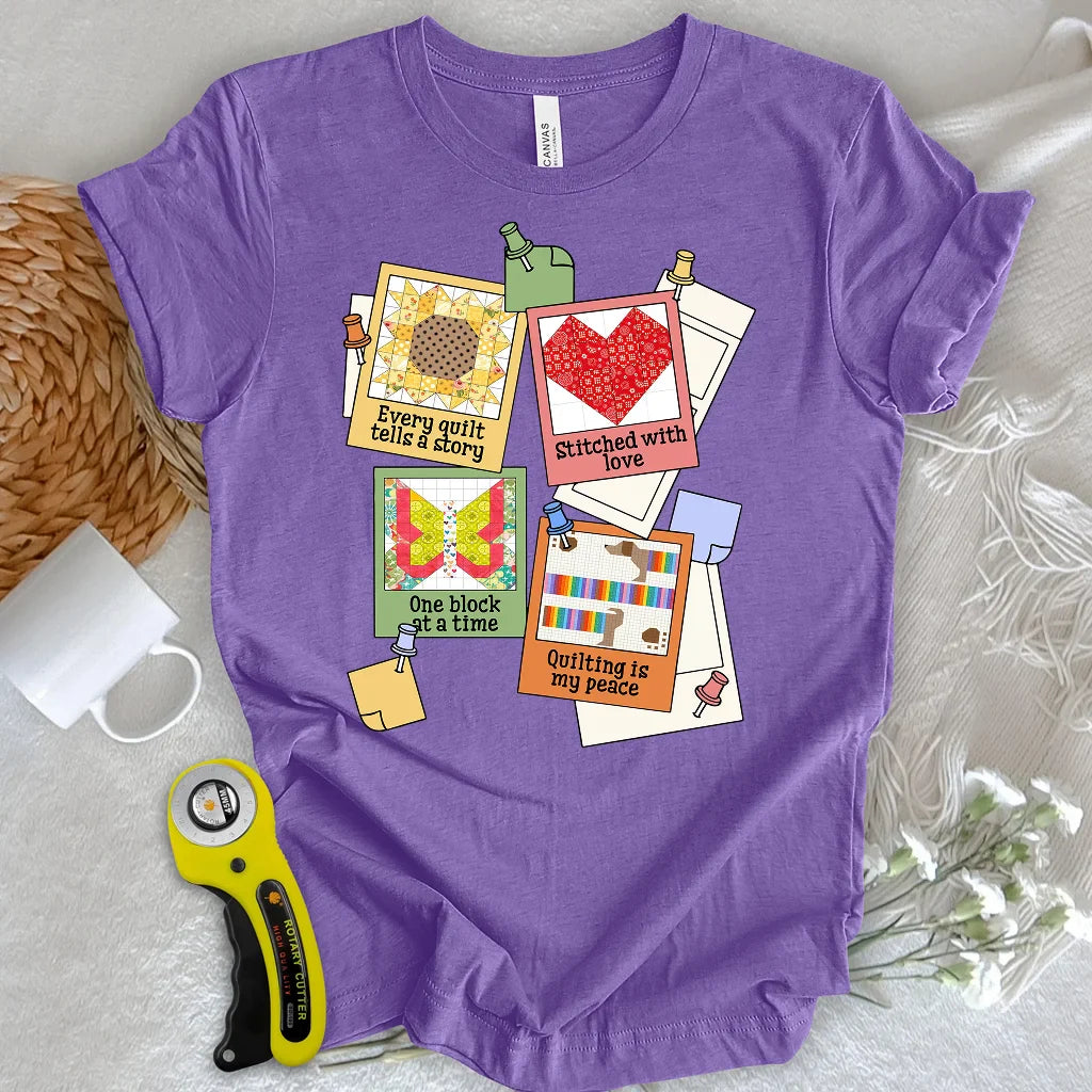 Pinned Quilt Stories T-shirt