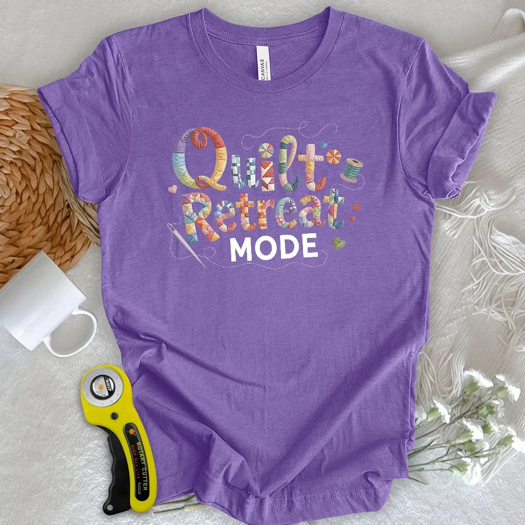 Quilt Retreat Mode T-Shirt