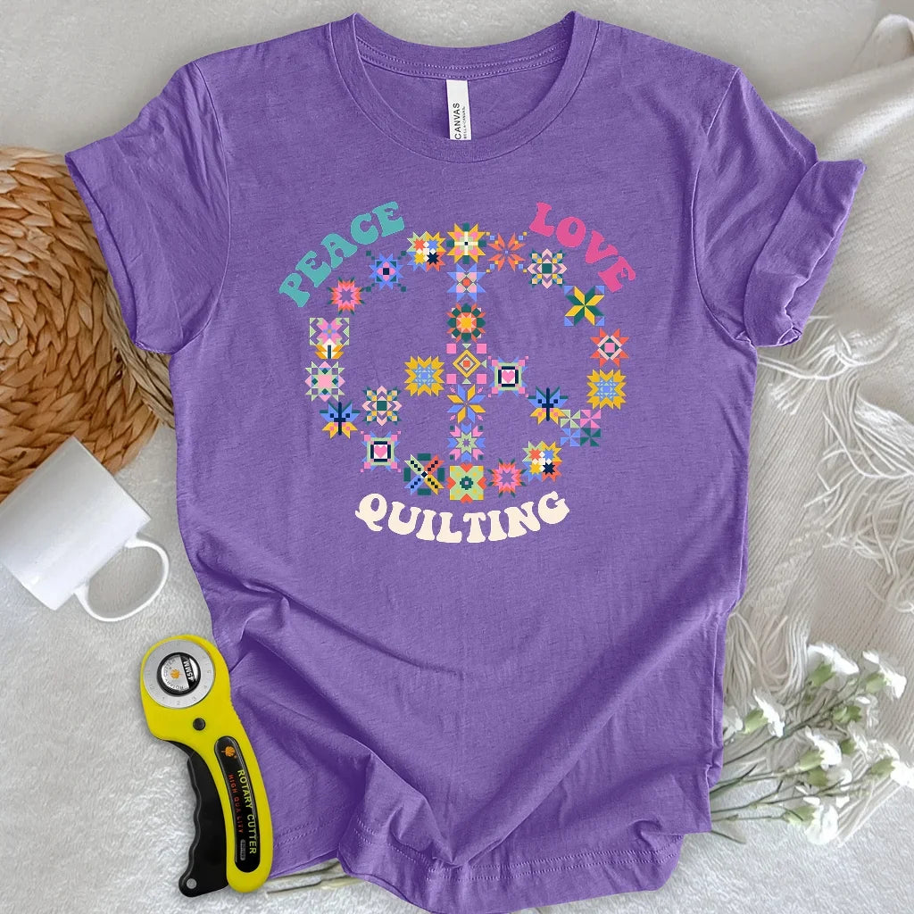 Quilting Brings Peace T-Shirt