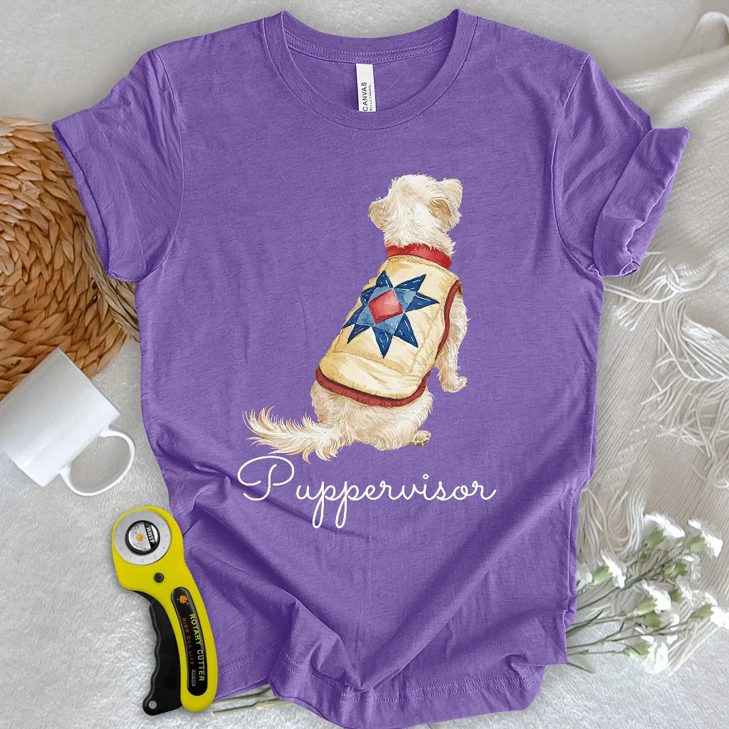Quilty Pup Star T-shirt